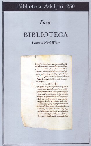 Stock image for Biblioteca (Italian Edition) for sale by Michener & Rutledge Booksellers, Inc.