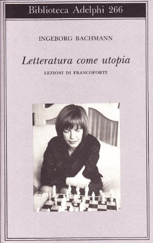 Beispielbild fr Letteratura Come Utopia. Lezioni Di Francoforte zum Verkauf von Hamelyn