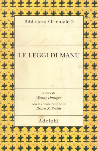 9788845912504: Le leggi di Manu