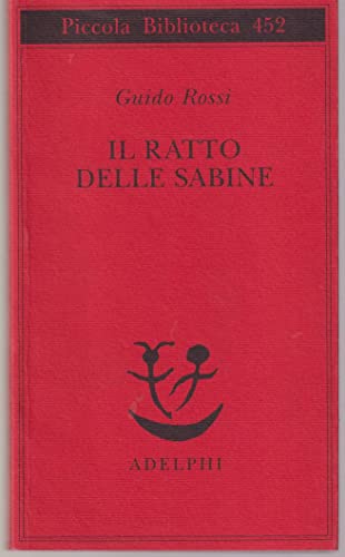 Imagen de archivo de Ratto delle Sabine a la venta por West Side Book Shop, ABAA