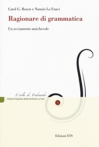 Stock image for Ragionare di grammatica for sale by Revaluation Books
