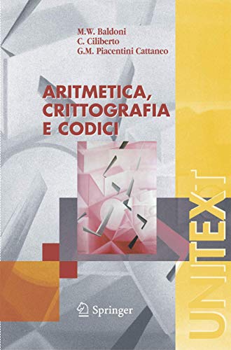 Stock image for Aritmetica, Crittografia E Codici for sale by Blackwell's