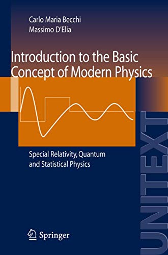 9788847006065: Introduction to the basic concepts of modern physics: Special Relativity, Quantum and Statistical Physics