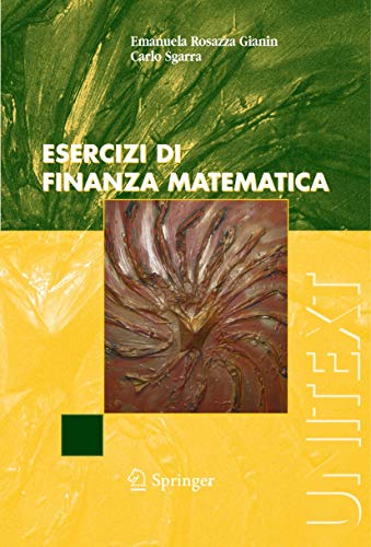 Beispielbild fr Esercizi Di Finanza Matematica zum Verkauf von Chiron Media
