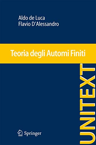 Stock image for Teoria degli Automi Finiti for sale by Chiron Media