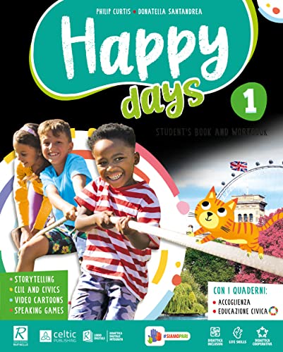 9788847239265: Happy days. Per la 1 classe elementare. Con e-book. Con espansione online (Vol. 1)
