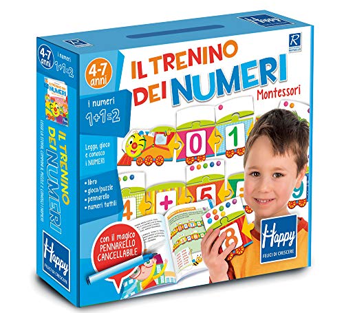 9788847250017: Il trenino dei numeri Montessori. Happy. Ediz. illustrata. Con gadget