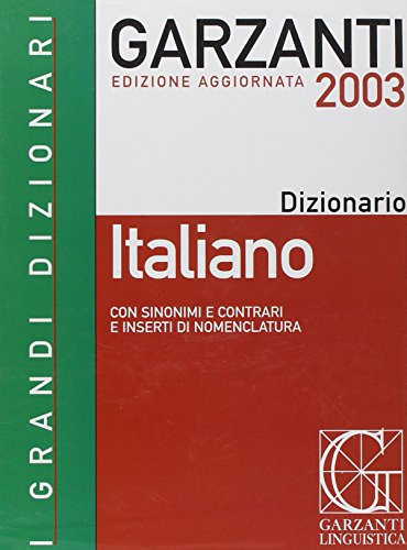 9788848000185: Dizionario Garzanti di italiano (I grandi dizionari)
