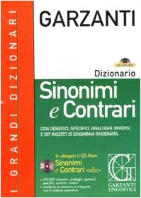 9788848000284: Dizionario dei sinonimi e contrari. Con CD-ROM