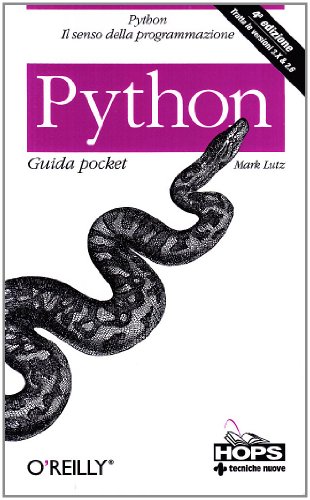 9788848124645: Python guida pocket (Python 3.X e 2.6) (Hops-Tecnologie)