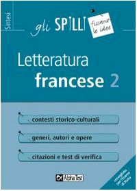 9788848302296: Letteratura francese (Vol. 2) (Gli spilli)