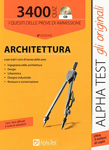 9788848315098: 3400 quiz. Architettura. Con CD-ROM (TestUniversitari)