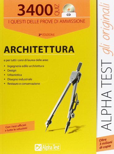 9788848315098: 3400 quiz. Architettura. Con CD-ROM (TestUniversitari)