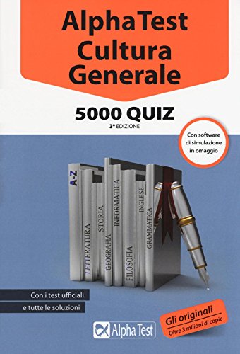 Beispielbild fr Alpha Test. Cultura generale. 5000 quiz. Con software di simulazione zum Verkauf von medimops