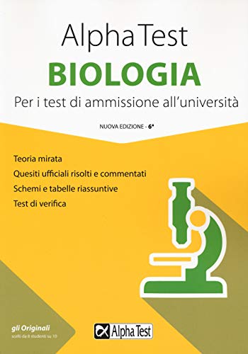 Beispielbild fr Alpha Test biologia. Per i test di ammissione all'universit zum Verkauf von medimops