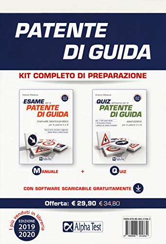 9788848321662: Patente di guida. Kit completo di preparazione: Manuale-Eserciziario. Con software di simulazione