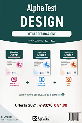 Alpha Test. Design. Manuale di preparazione - Stefano Bertocchi, Fausto  Lanzoni, Carlo Tabacchi - Libro Alpha Test 2018
