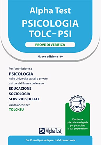 Beispielbild fr Alpha Test. Psicologia. TOLC-PSI. Prove di verifica. Con MyDesk zum Verkauf von medimops