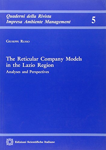 9788849524826: The reticular company models in the Lazio region