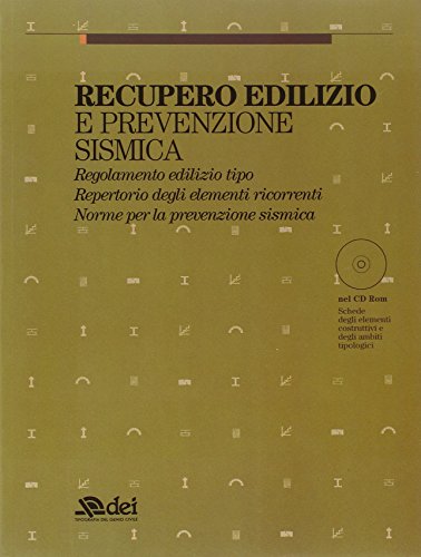 9788849612615: RECUPERO EDILIZIO E PREVENZIONE SISMICA