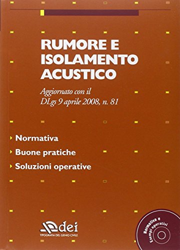 Rumore e isolamento acustico. Con CD-ROM (9788849639711) by Unknown Author