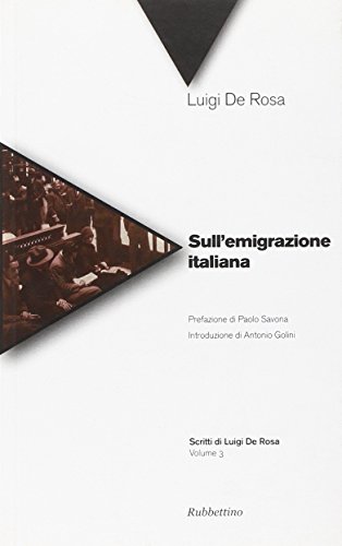 Stock image for Sull'emigrazione italiana for sale by libreriauniversitaria.it