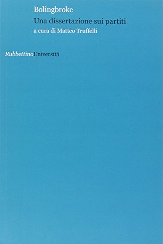 9788849838930: Una dissertazione sui partiti (Universit)