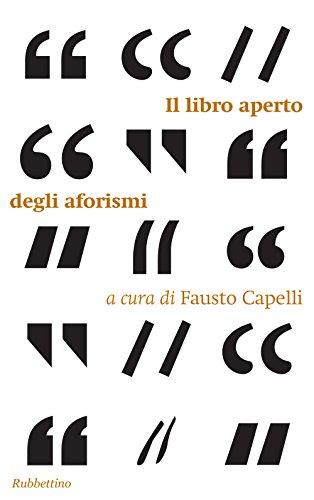 Stock image for Il libro aperto degli aforismi for sale by medimops
