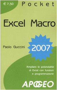 Beispielbild fr Excel macro 2007 zum Verkauf von medimops