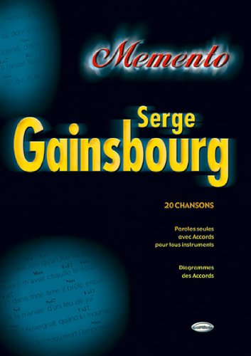 "Serge Gainsbourg ; 20 chansons" (9788850702466) by Gainsbourg, Serge