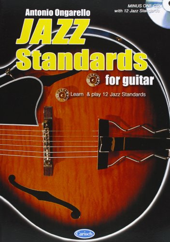 9788850706815: JAZZ STANDARDS FOR GUITAR +CD