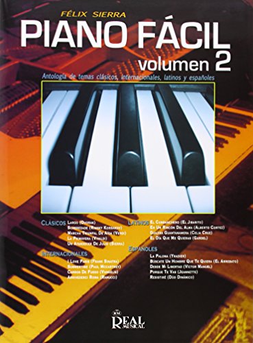 Imagen de archivo de Piano Fcil, Antologa Volumen 2 (Piano / Instrumental Album) a la venta por Revaluation Books