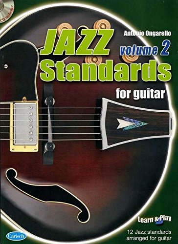 Stock image for ONGARELLO ANTONIO JAZZ STANDARDS FOR GUITAR 2 BK/CD for sale by Revaluation Books