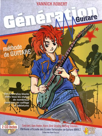 9788850719266: Yannick Robert Generation Guitare Guitar Book/2Cd French: Mthode de guitare