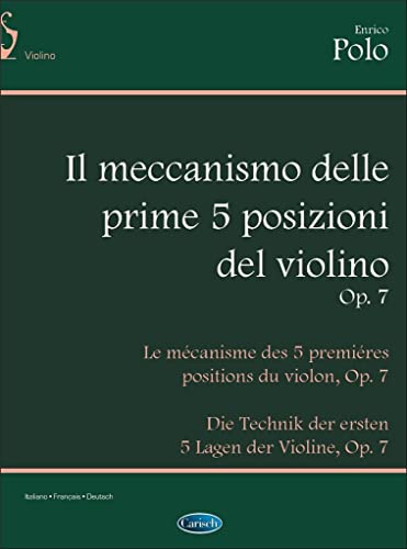 Beispielbild fr Meccanismo Delle 5 Prime Posizioni Op. 7 zum Verkauf von Livre et Partition en Stock