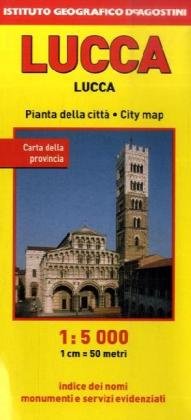 Pianta della citta' 1:5 000 - Lucca - AA.VV.