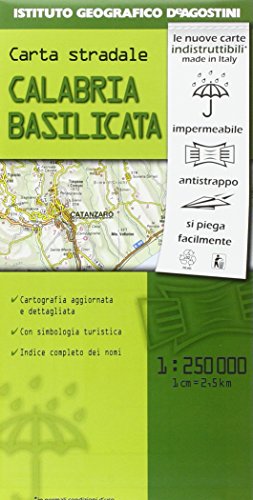 Calabria, Basilicata 1:250.000 - De Agostini