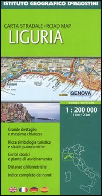 Liguria 1:200 000. Ediz. multilingue.