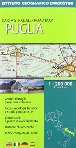 9788851116590: Puglia 1:200.000 (Carte stradali regionali d'Italia)