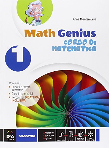 9788851119348: Math genius. Palestra matematica. Per la Scuola media. Con e-book. Con espansione online (Vol. 1)