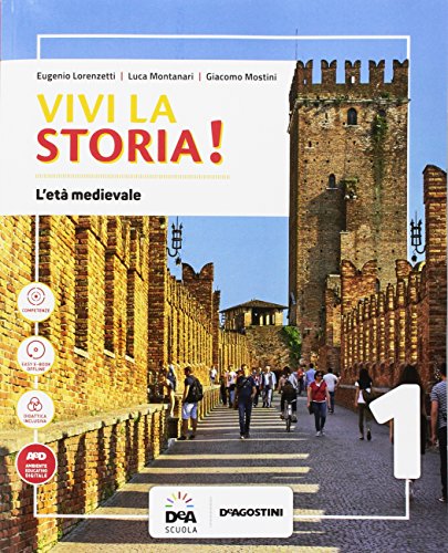 9788851128111: Vivi la storia! Per la Scuola media. Con e-book. Con espansione online. Con 2 libri: Quaderno-Cittadinanza e Costituzione. Con DVD-ROM (Vol. 1)