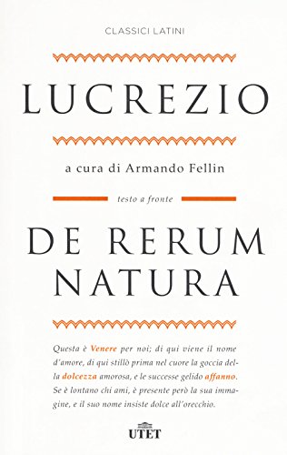 9788851151713: De rerum natura. Testo latino a fronte. Con ebook (Classici latini)
