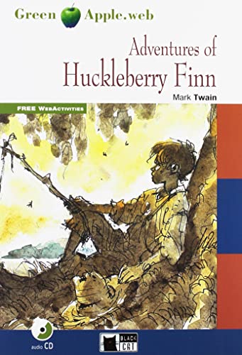 Stock image for Green Apple: Adventures of Huckleberry Finn + Audio CD for sale by medimops