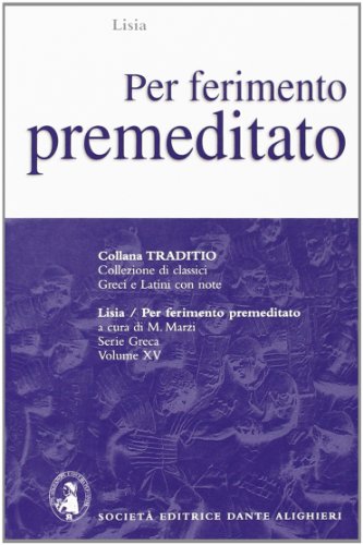 Beispielbild fr Per ferimento premeditato zum Verkauf von medimops