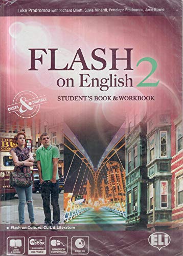 9788853607065: Flash on english. Student's book-Workbook-Flip book. Per le Scuole superiori. Con CD Audio. Con espansione online (Vol. 2)