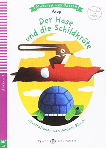 Stock image for DER HASE UND DIE SCHILDKROTE - ERSTE HUB LEKTUREN NIVEAU 3 (A1.1) for sale by Libros nicos