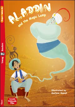 Imagen de archivo de ALADDIN AND THE MAGIC LAMP - YOUNG HUB READERS 1 (BELOW A1) a la venta por Libros nicos