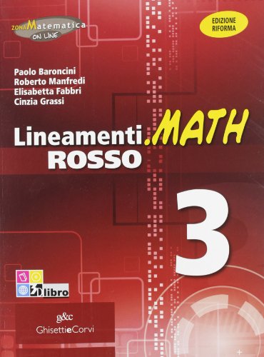 Beispielbild fr LINEAM.MATH ROSSO 3: Vol. 3 zum Verkauf von medimops