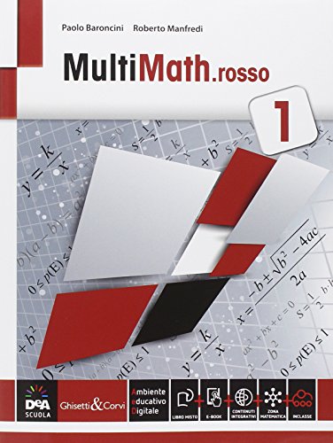 9788853805775: Multimath rosso. Per le Scuole superiori. Con e-book. Con espansione online (Vol. 1)