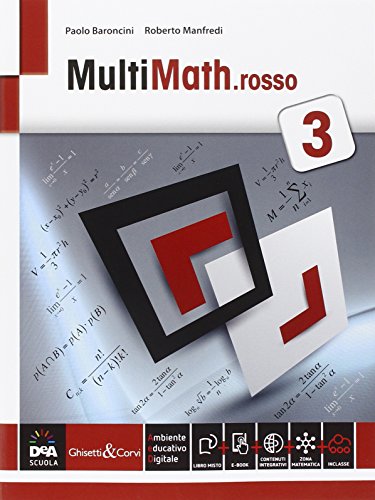 Beispielbild fr Multimath rosso. Per le Scuole superiori. Con e-book. Con espansione online (Vol. 3) zum Verkauf von medimops